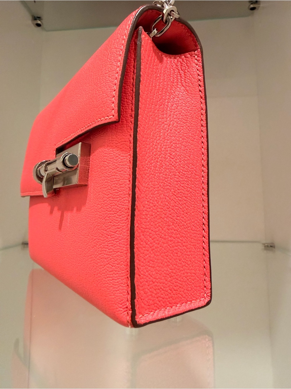 Hermes Mini Verrou Bag in PHW - Picture 4 of 11